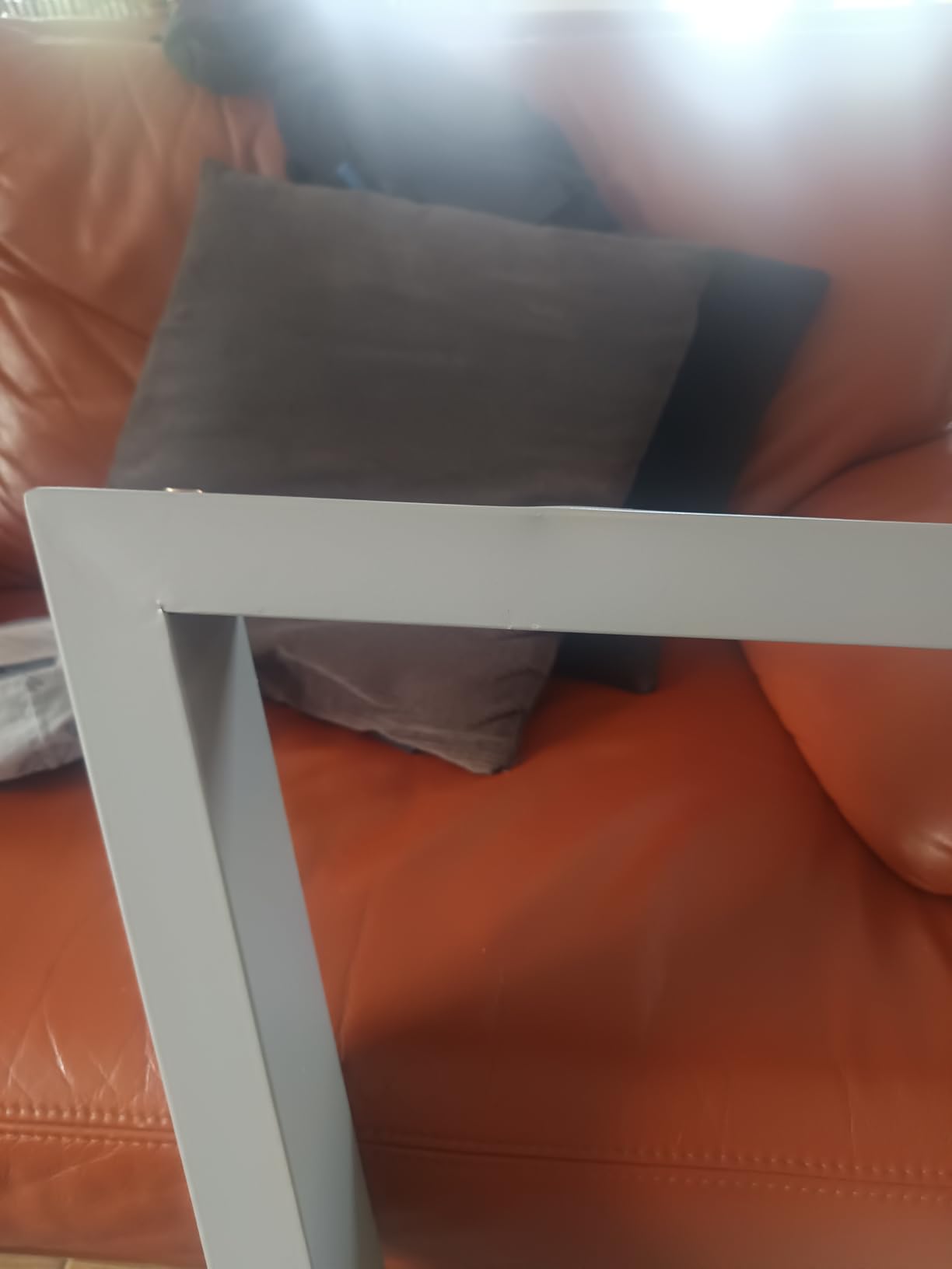 XPOtool Gambe Tavolo Trapezio 60x72 cm Acciaio Grigio 2pz