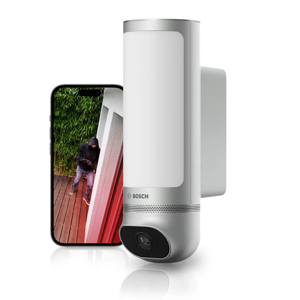 Bosch Smart Home Videocamera per Esterni II argento Full-HD 1080p