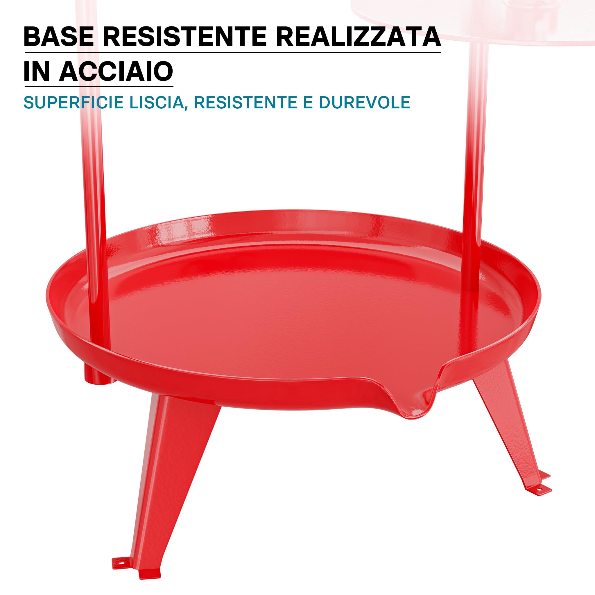 Wiltec Torchio Frutta 14 Litri Acciaio Inox con Treppiede