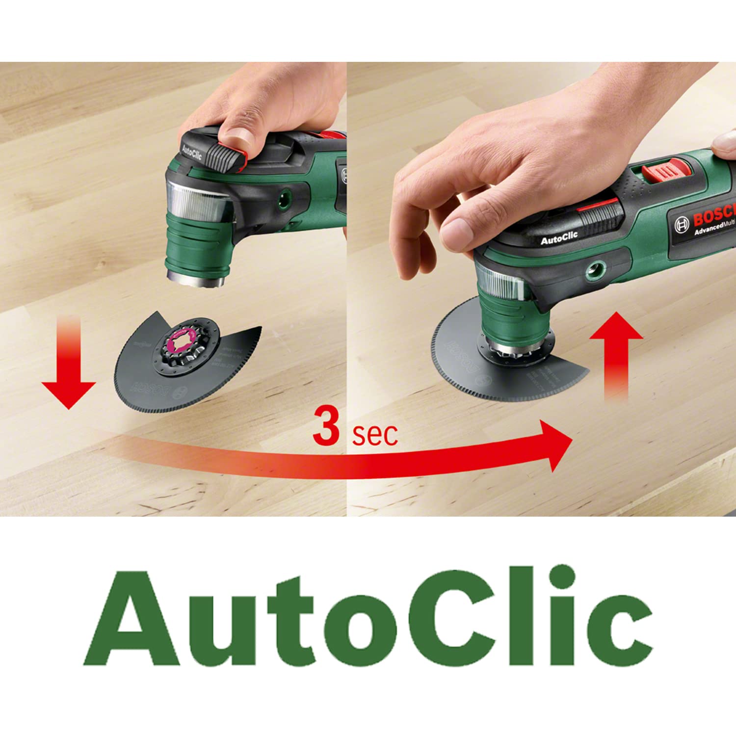 Bosch AdvancedMulti 18 multiutensile 18V senza batteria SystemBox