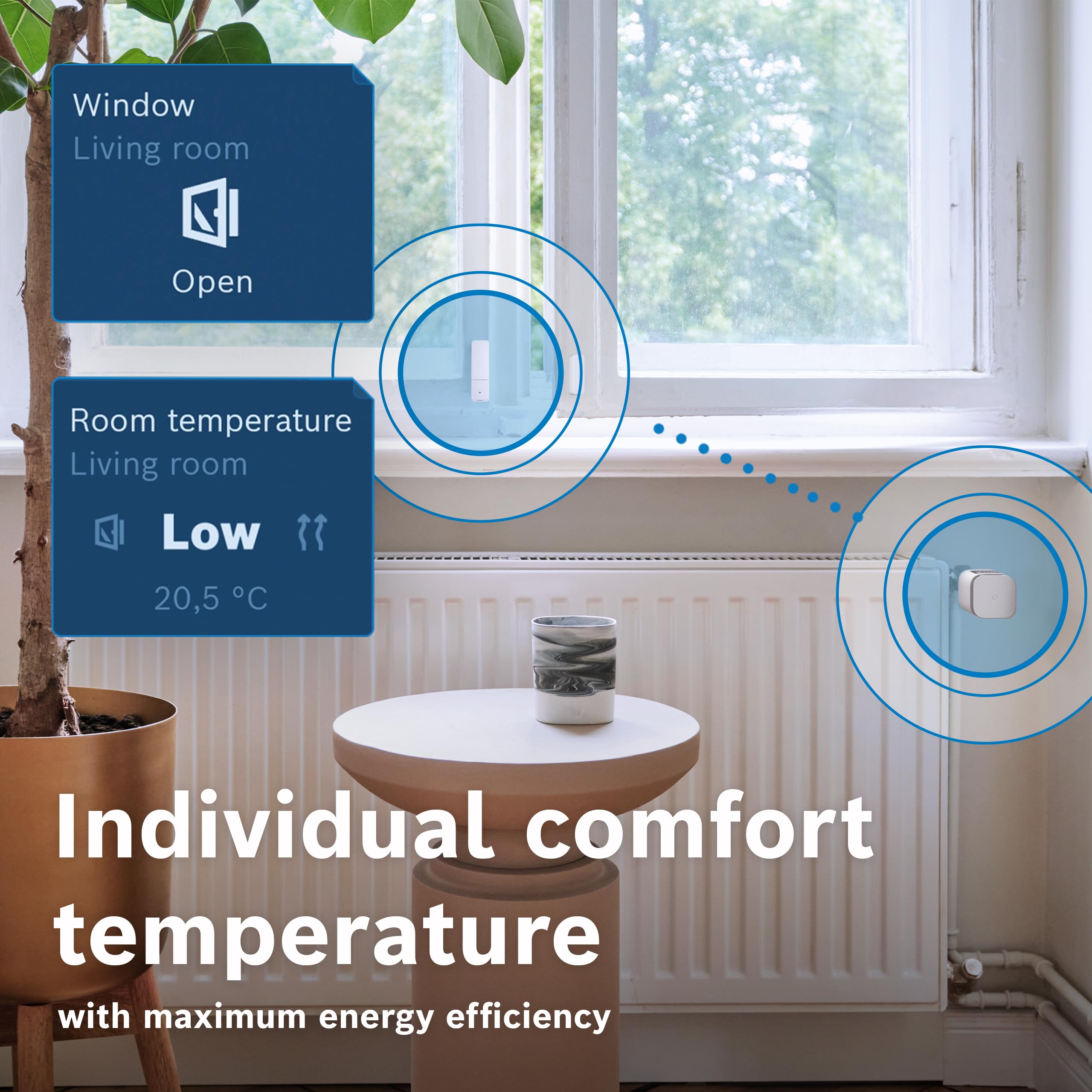 Bosch Termostato Radiatore II [+M] intelligente set 3 pezzi