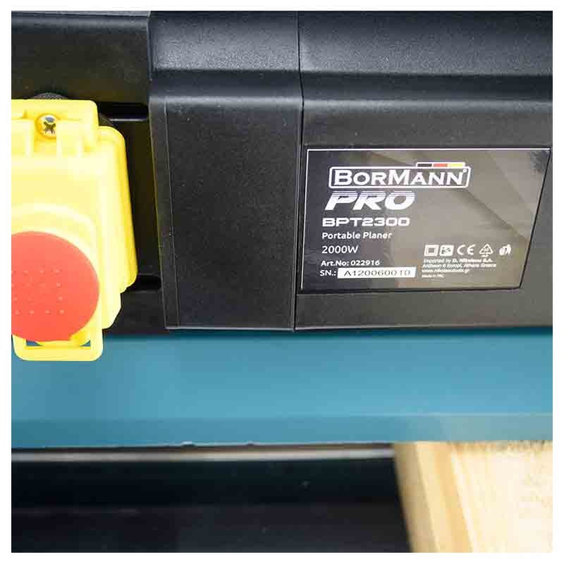 Bormann Pro pialla filo spessore 2000W doppia lama