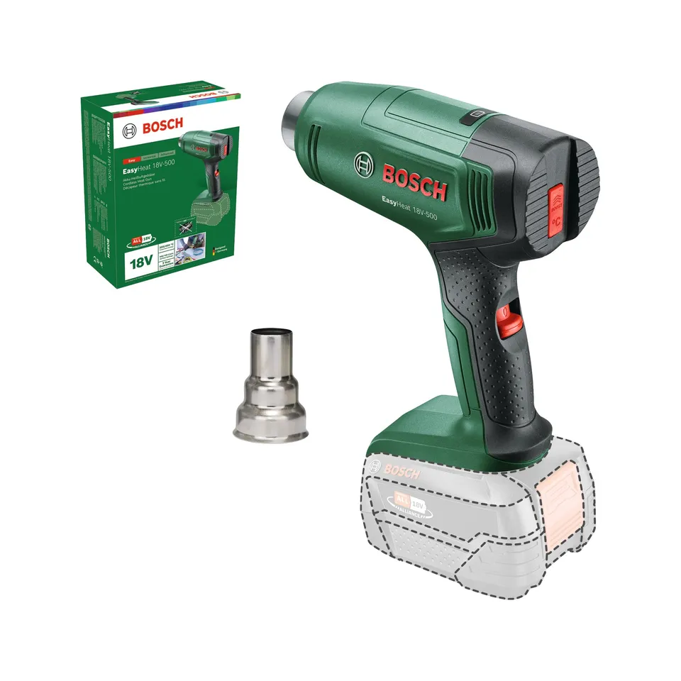 Bosch EasyHeat 18V-500 Termosoffiatore Batteria con Bocchetta