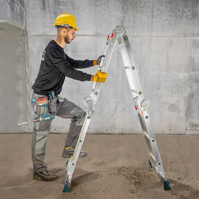 Bormann Multipurpose Ladder 4x4 scala multiuso alluminio