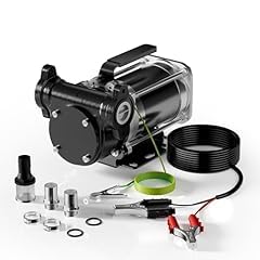 Wiltec Pompa Travaso Carburante 12V 57 L/min 180W Gasolio
