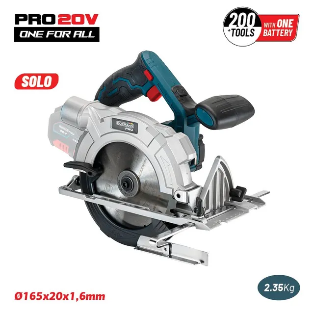 Bormann Pro sega circolare 20V solo corpo 48 mm