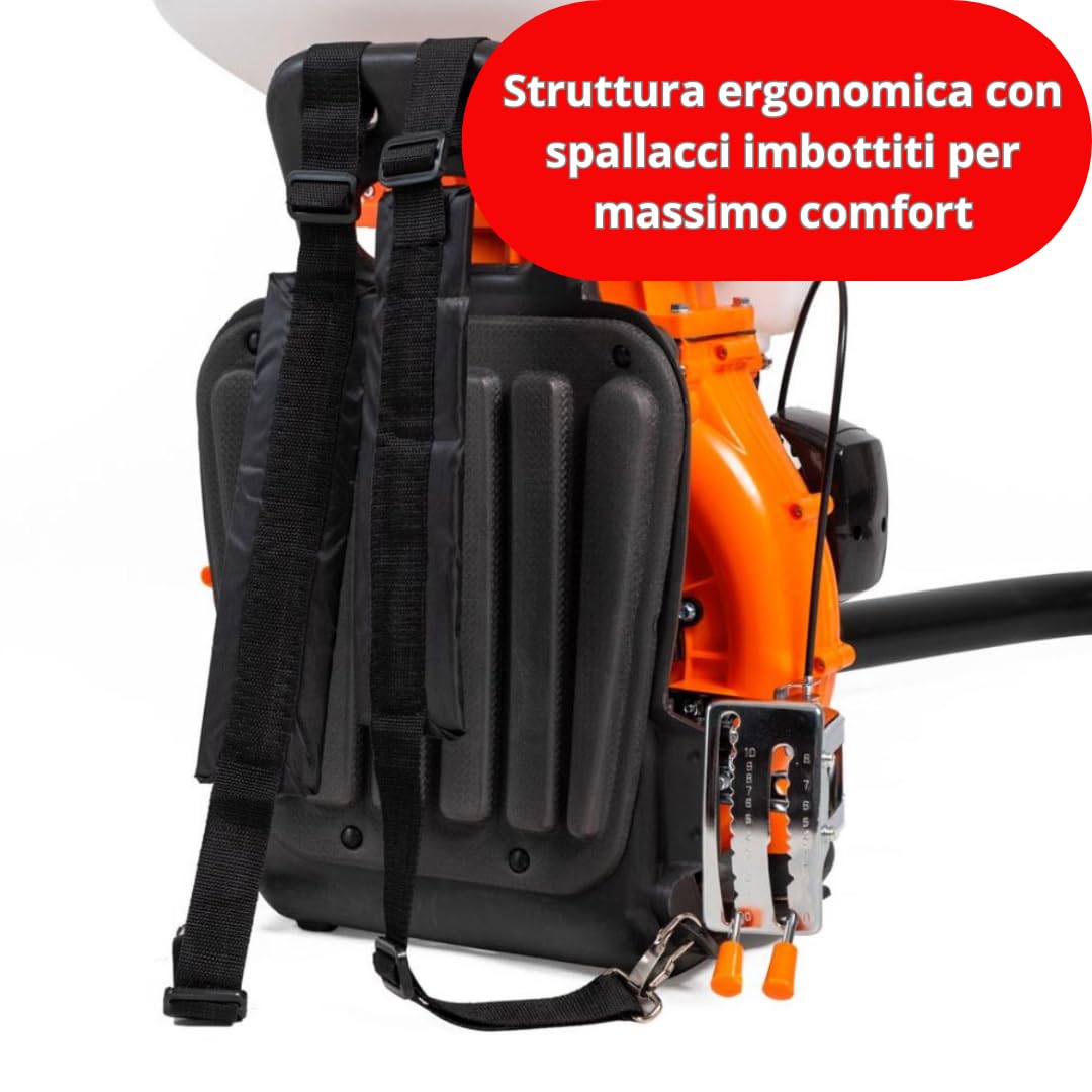 De Rosa Shop Atomizzatore Spalla 43cc 20L Soffiatore 3 Funzioni
