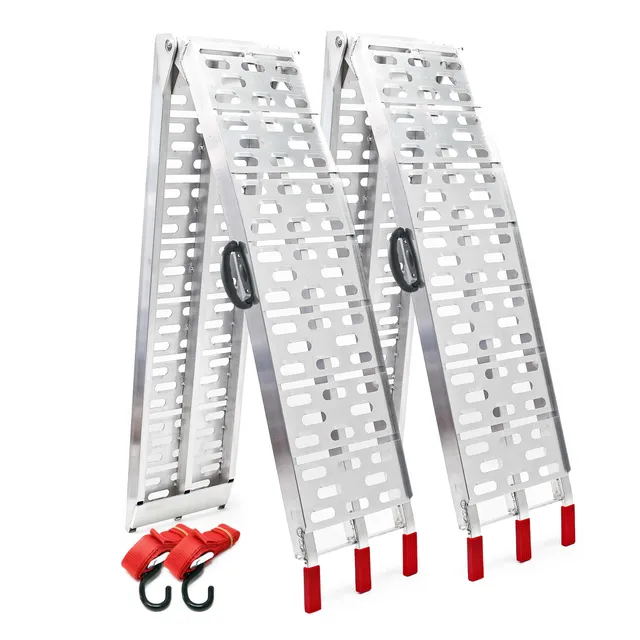 Wiltec 2x Rampe di Carico Pieghevoli 226 cm 680 kg