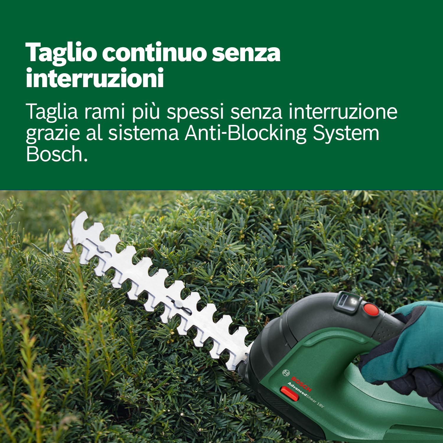 Bosch AdvancedShear 18V-10 cesoia erba 18V set 2,0Ah