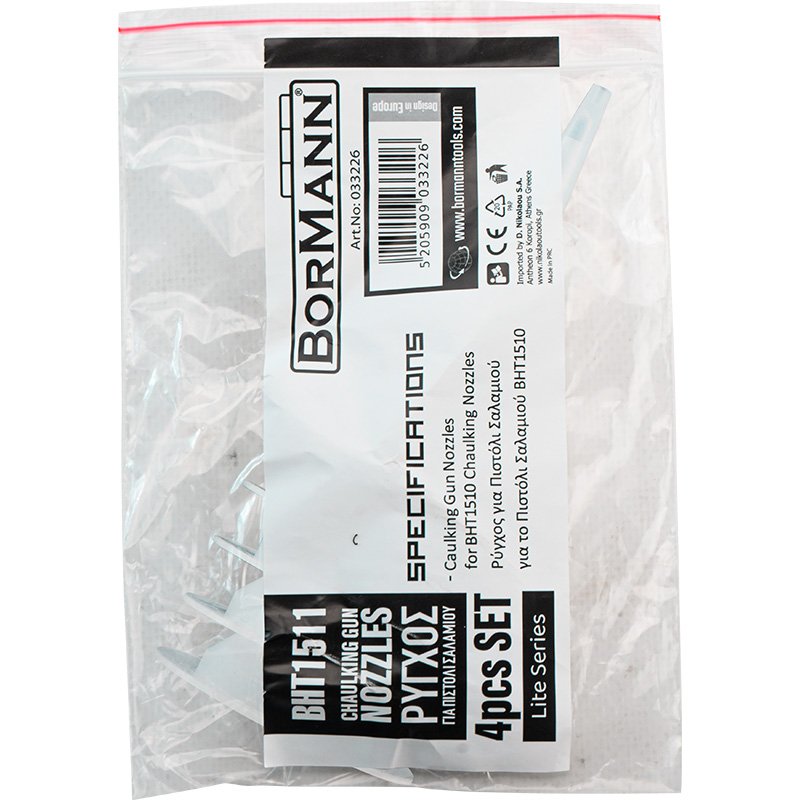 Bormann BHT1510 BHT1515 beccucci silicone 4 pezzi