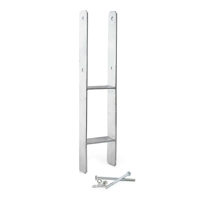 Wiltec XPOtool Supporto Palo H 91x600 mm Zincato a Caldo