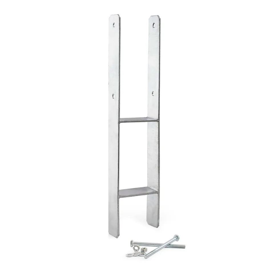 Wiltec XPOtool Supporto Palo H 91x600 mm Zincato a Caldo