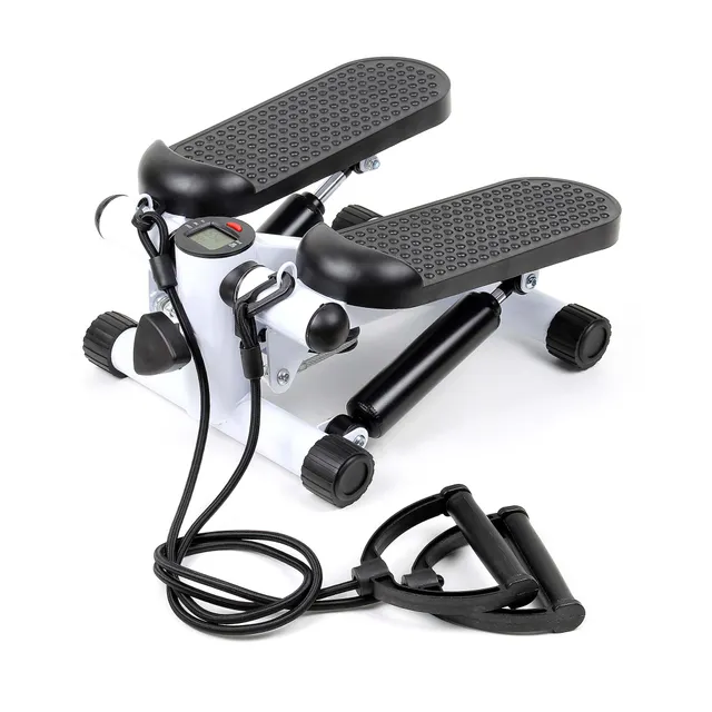 Wiltec LUXTRI Ministepper con Elastici 41x30x18 cm LCD