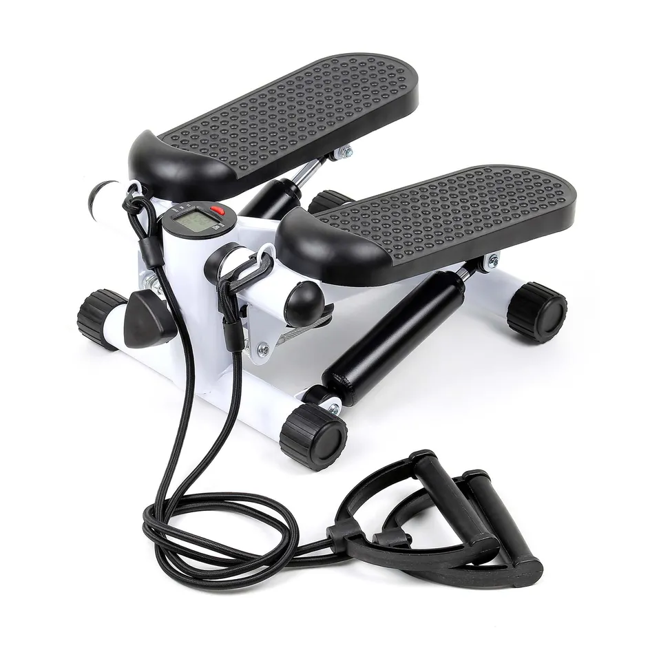 Wiltec LUXTRI Ministepper con Elastici 41x30x18 cm LCD