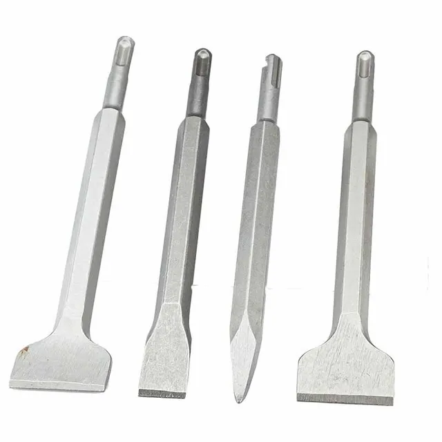 Bormann Scalpelli SDS-Plus Set 4 Pezzi Demolizione
