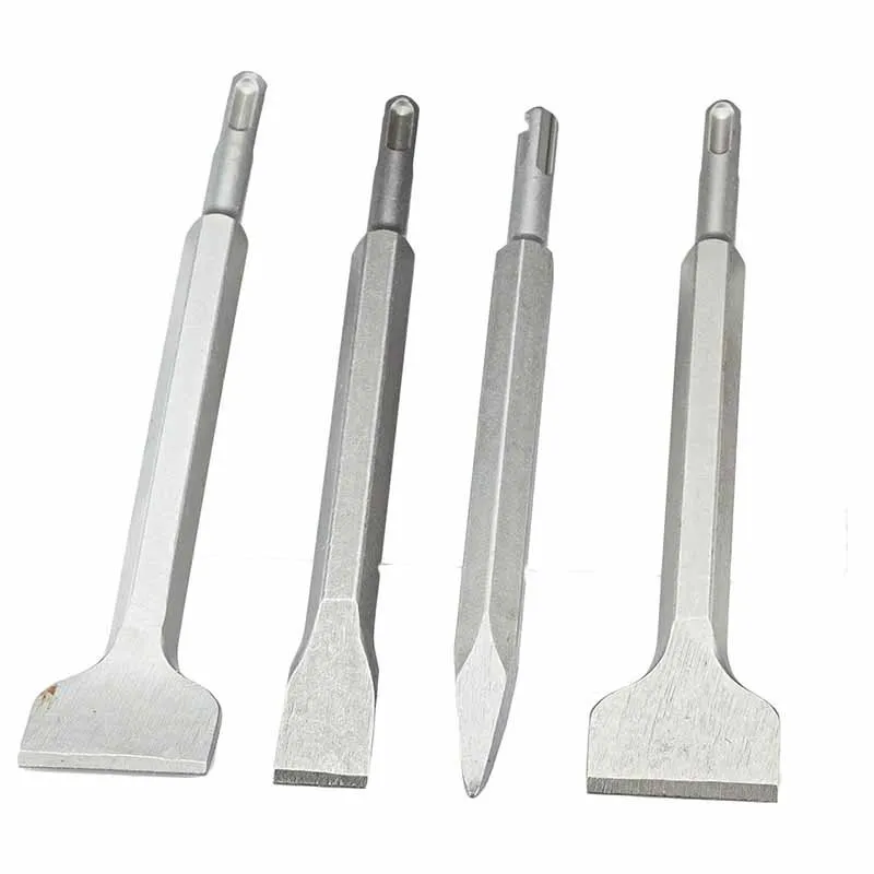 Bormann Scalpelli SDS-Plus Set 4 Pezzi Demolizione