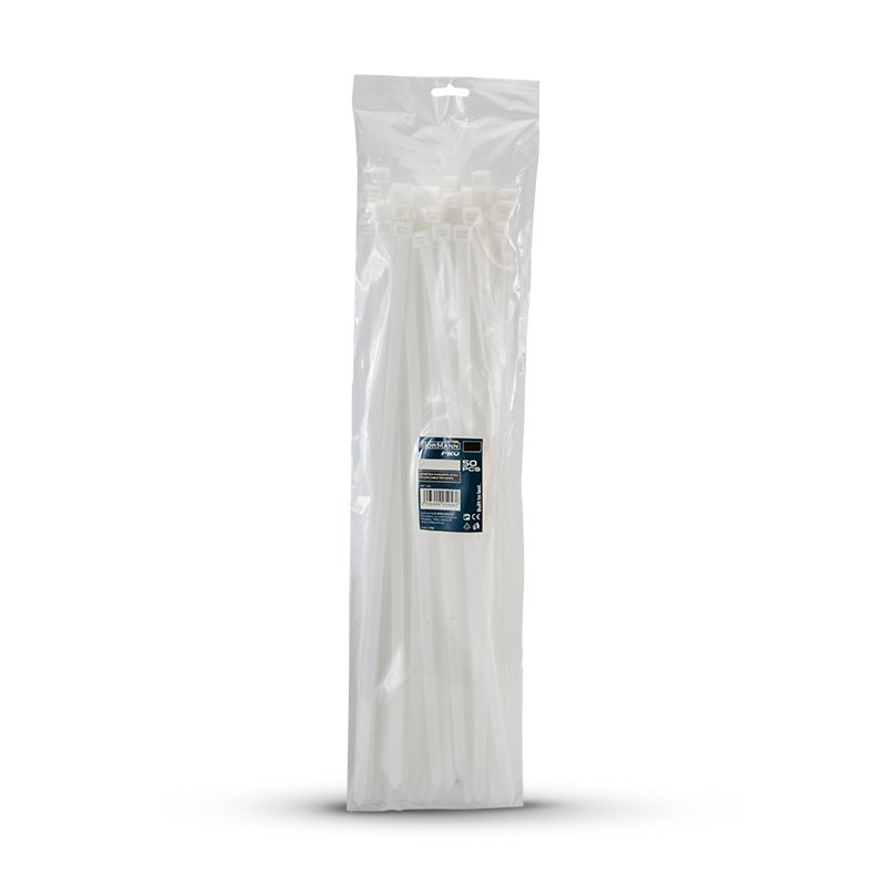 Bormann Fascette Nylon Bianche 3,6x370mm 100pz