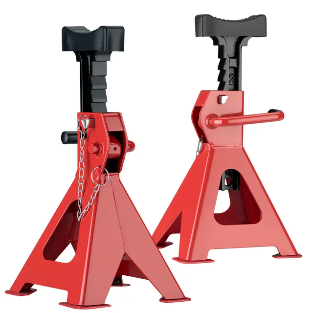 Wiltec cavalletti auto 6t set 2 pezzi 39-60,3 cm con perno