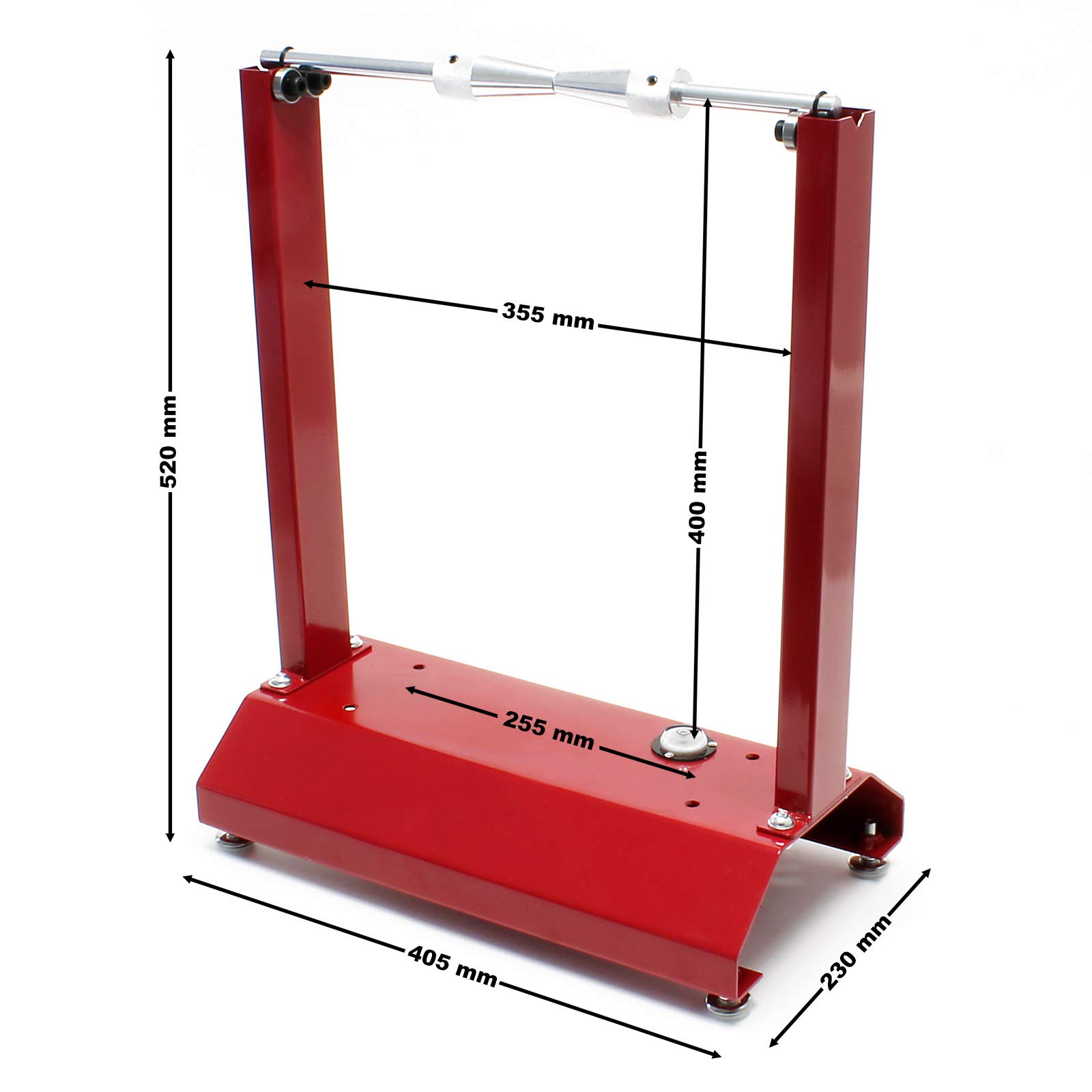 Wiltec cavalletto equilibratrice ruote moto acciaio bilanciatore