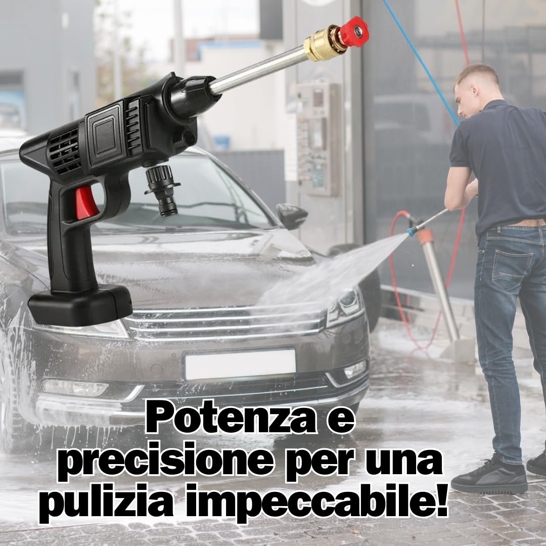 DE ROSA SHOP kit soffiatore + idropulitrice a batteria 48V 2x3Ah