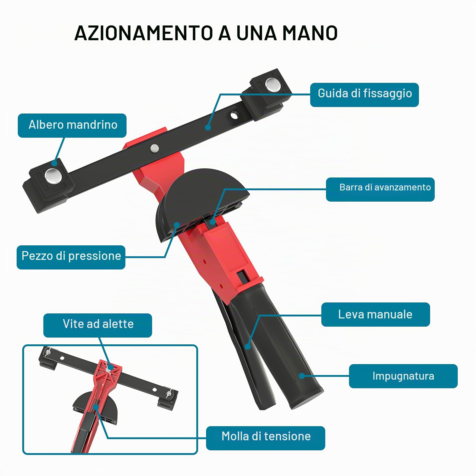 Wiltec Curvatubi Manuale 14-32 mm Piegatubi 90°