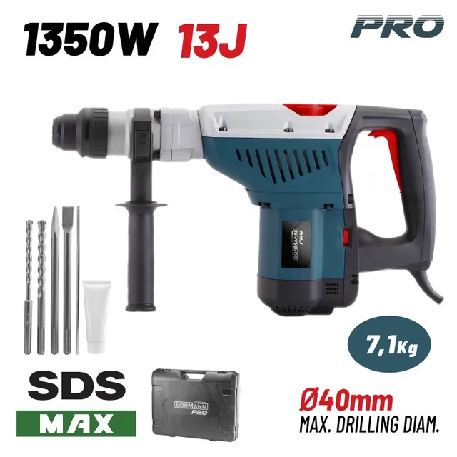 Bormann martello perforatore SDS-Max 1350W demolitore