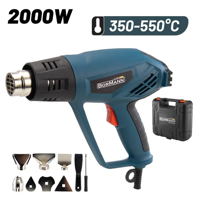 Bormann pistola termica 2000W 2 temperature valigetta