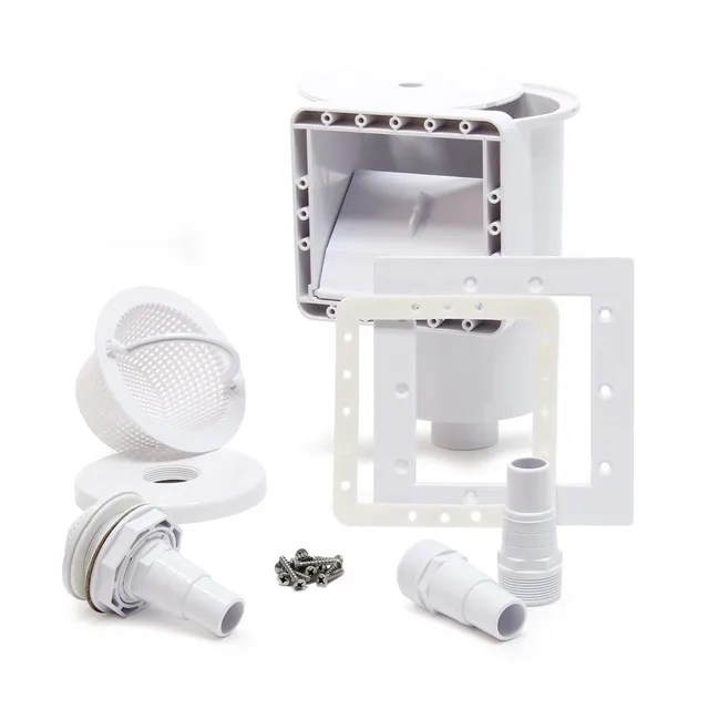 Wiltec Skimmer fisso piscina con cestello e bocchetta