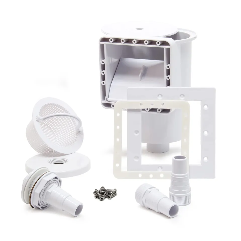 Wiltec Skimmer fisso piscina con cestello e bocchetta