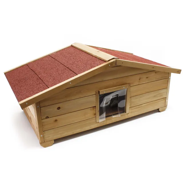 Wiltec Casetta 99x52x42 cm Cuccia Gatto Esterno Isolata