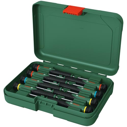 Bosch Set Cacciaviti di Precisione 8 Pezzi S2 Magnetici