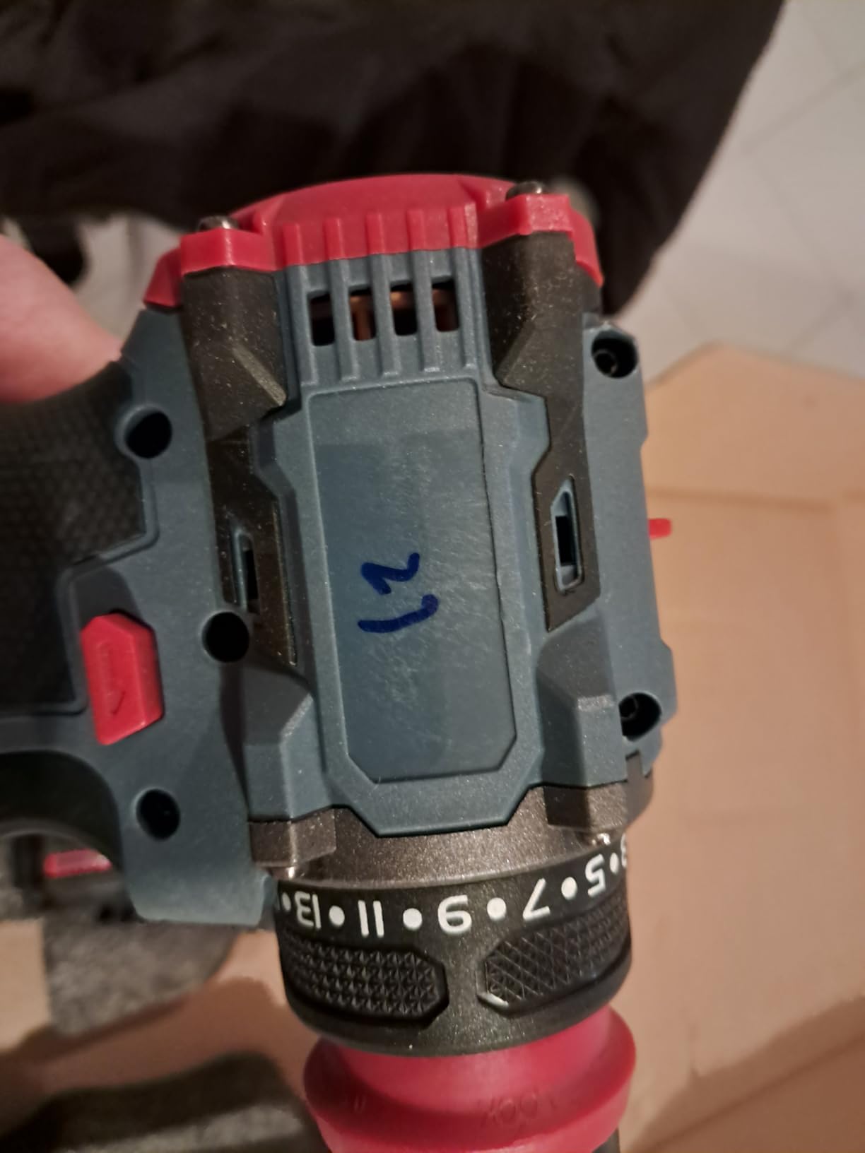 Weytoll Trapano Avvitatore Batteria 21V 55Nm Brushless 2in1