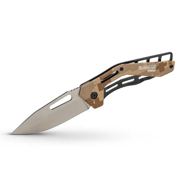 Bormann coltello pieghevole 19,4cm manico camo inox
