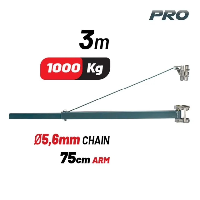 Bormann telaio paranco 1000 kg rotazione 180°