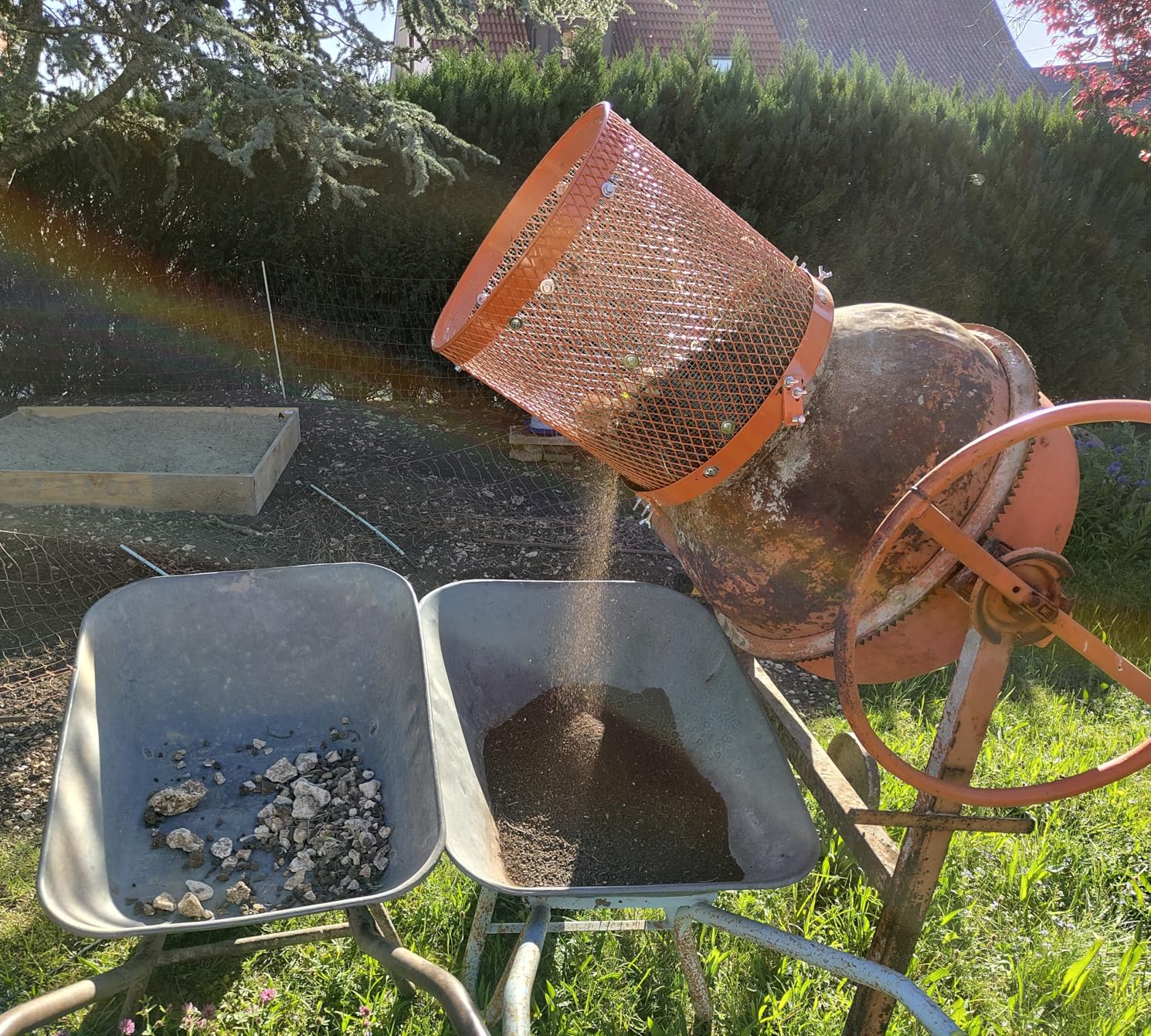Wiltec rete metallica zincata 10x0,5 m maglia 6,3 mm