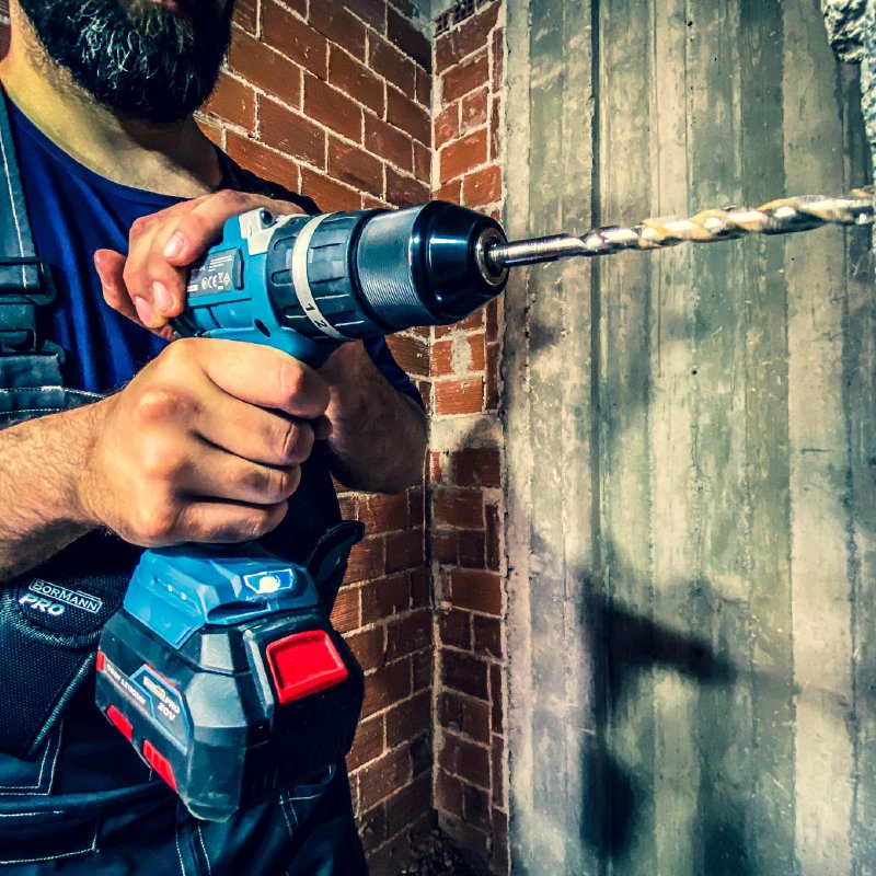 Bormann Pro trapano battente a batteria brushless corpo