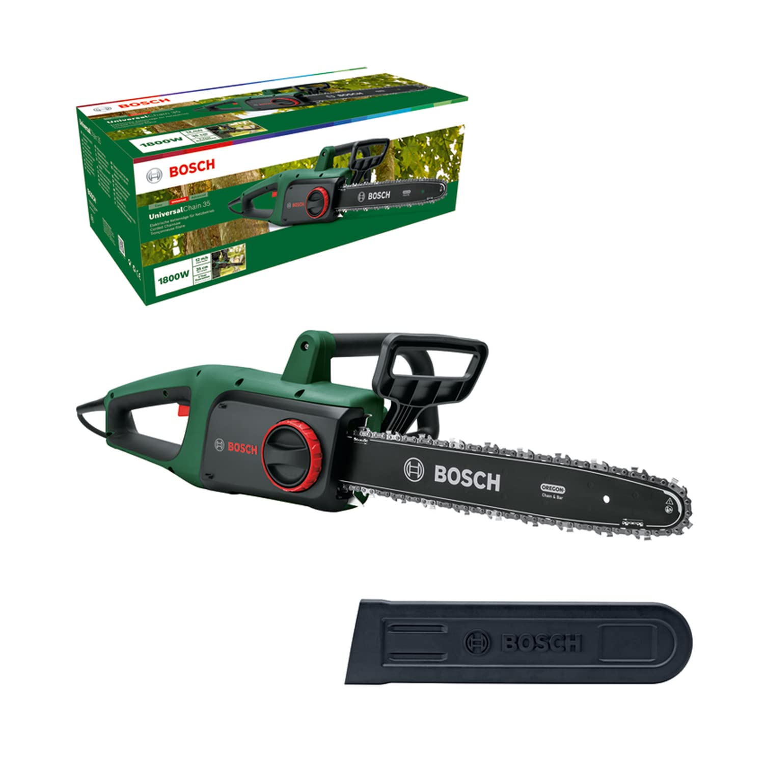 Bosch UniversalChain 40 motosega elettrica 40 cm con olio 1800 W