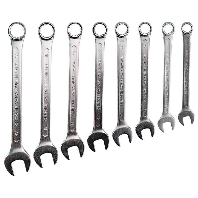 Bormann Pro Set 8 Chiavi Combinate 10-17 mm Cromo Vanadio