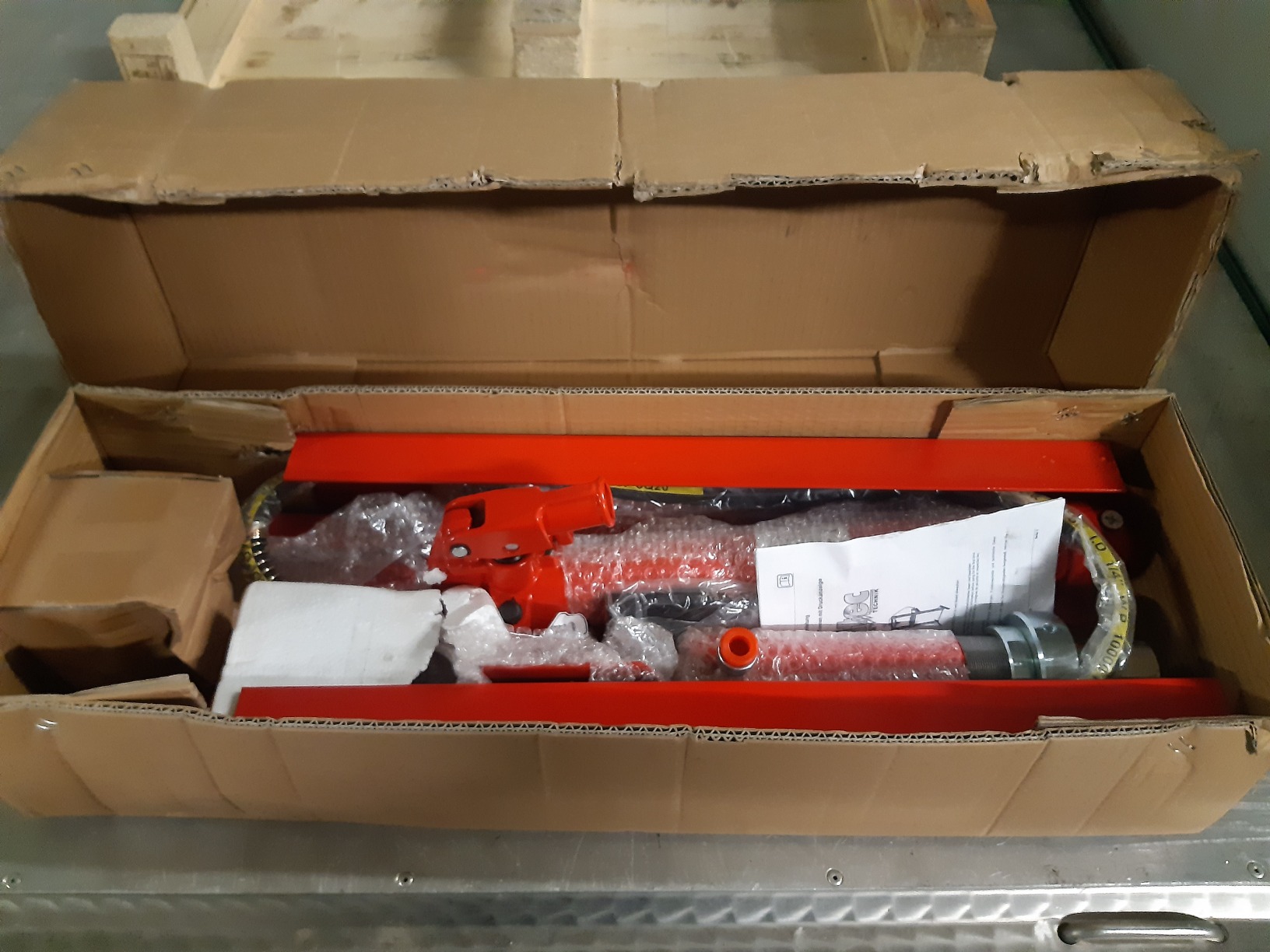Wiltec pressa idraulica officina 12t con manometro