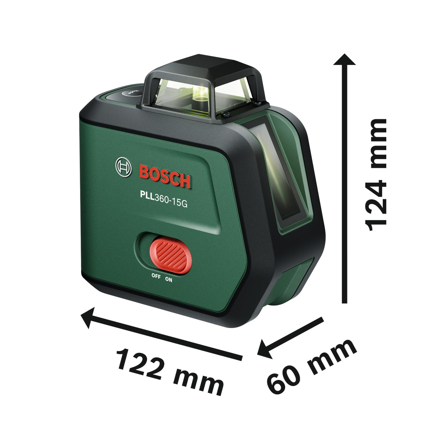 Bosch PLL360-15G livella laser linee verdi 360° batteria USB-C