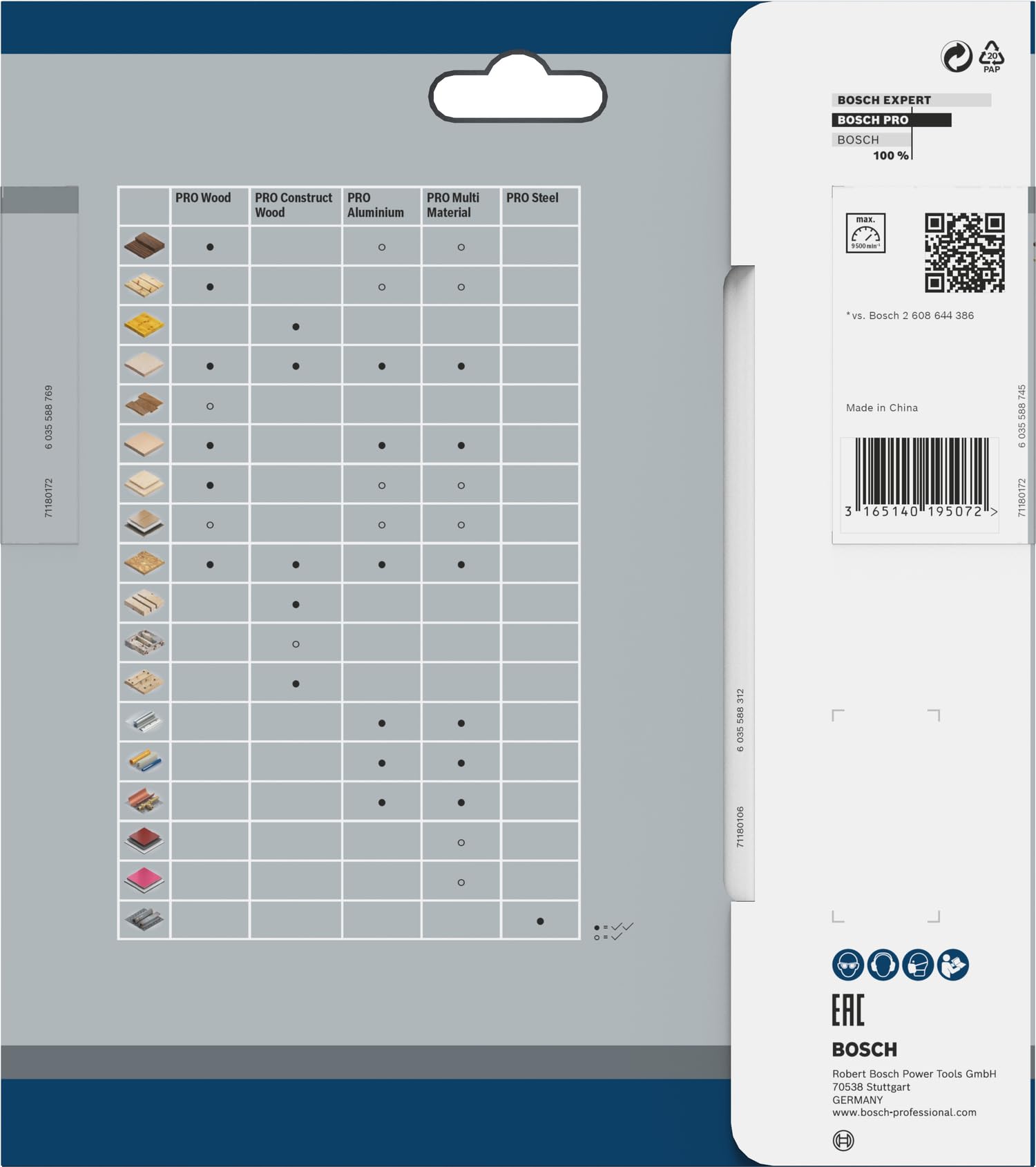 Bosch Optiline 2608640732 lama circolare 160x20 48 denti legno