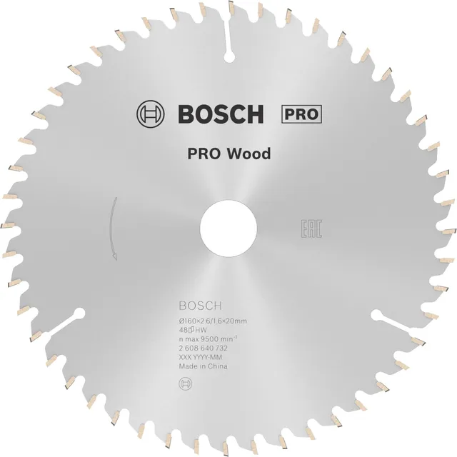 Bosch Optiline 2608640732 lama circolare 160x20 48 denti legno