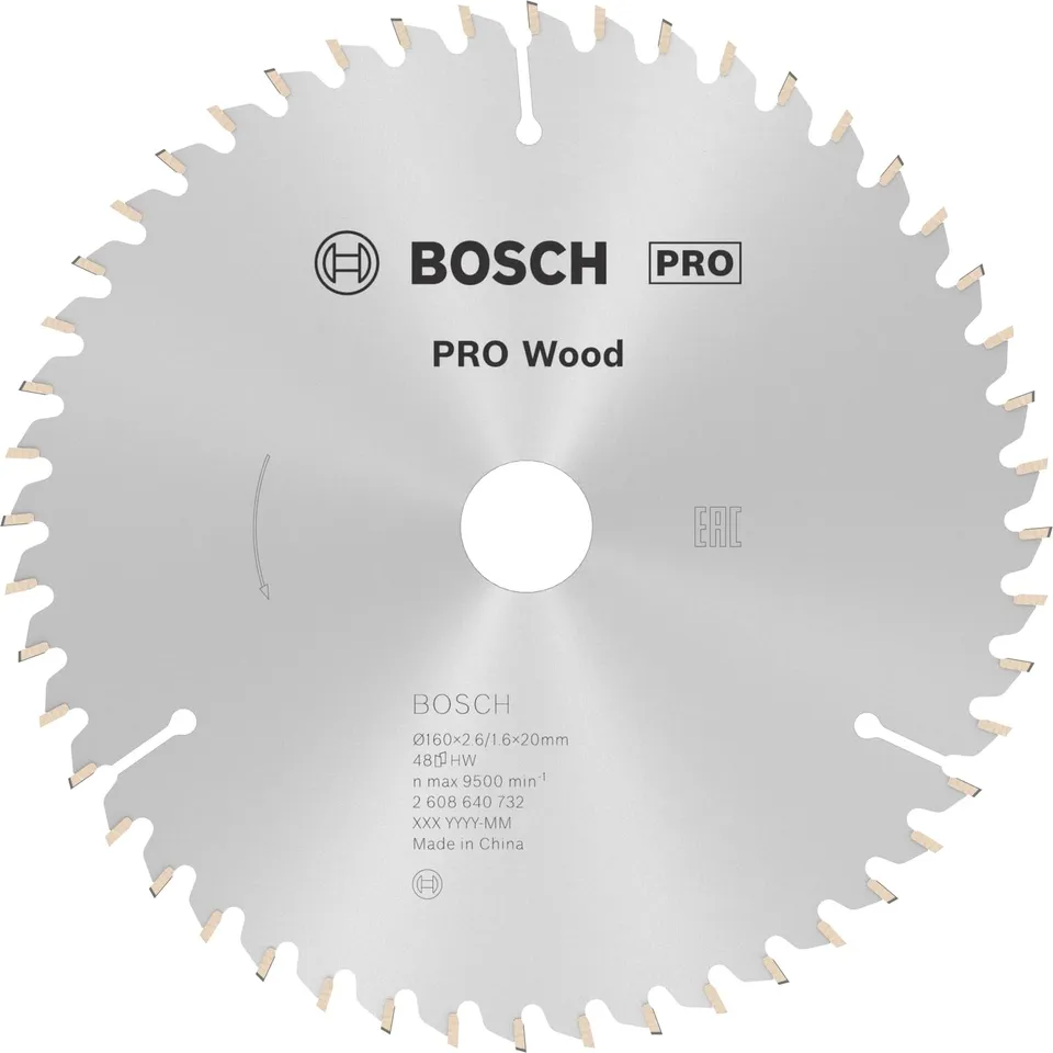 Bosch Optiline 2608640732 lama circolare 160x20 48 denti legno