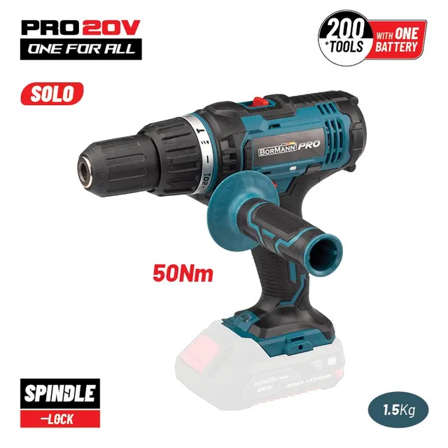 Bormann Pro Trapano Battente 20V Solo Senza Batteria Compatto