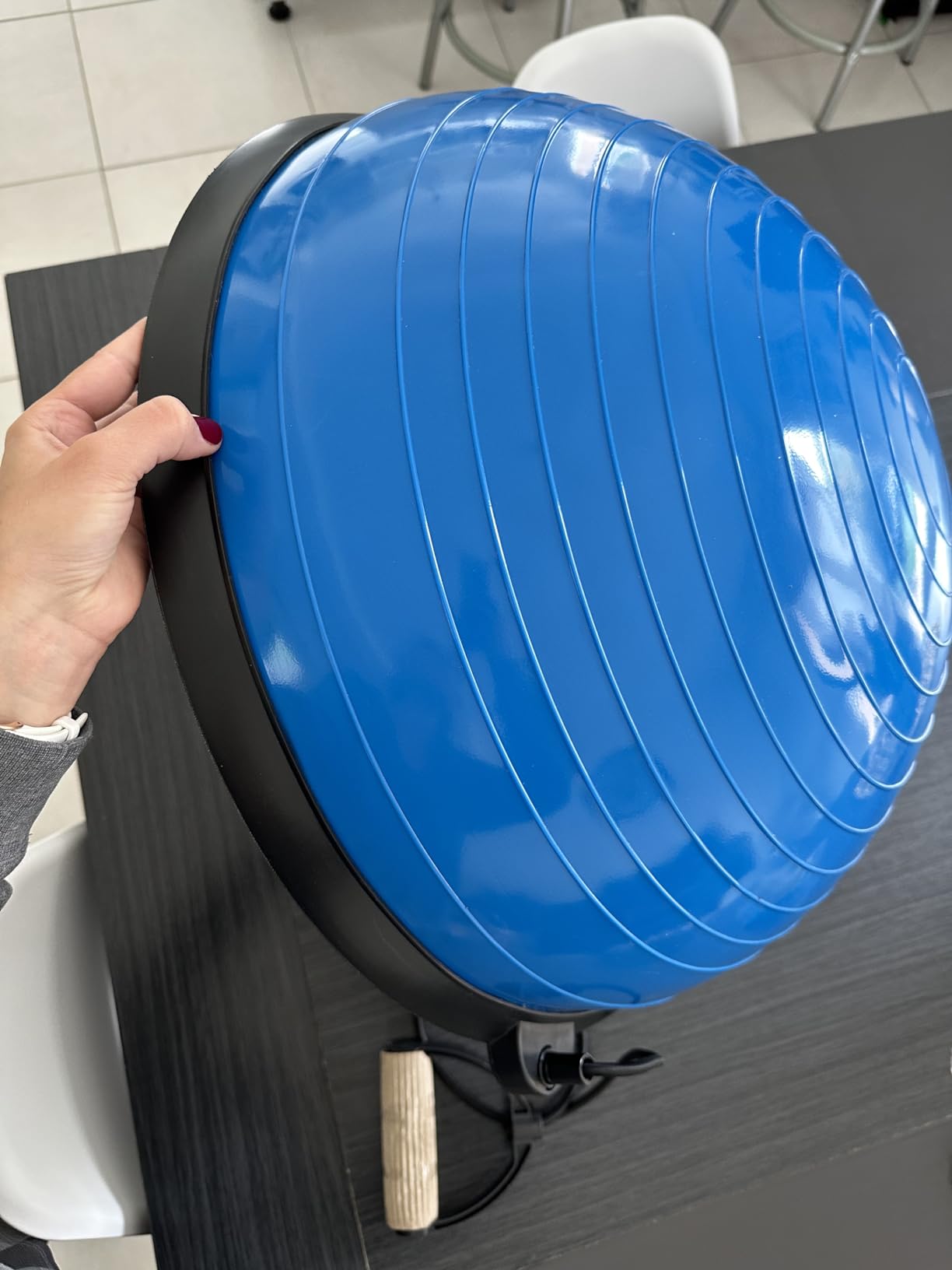 Wiltec LUXTRI Balance Trainer Semisfera Equilibrio 58 cm Blu