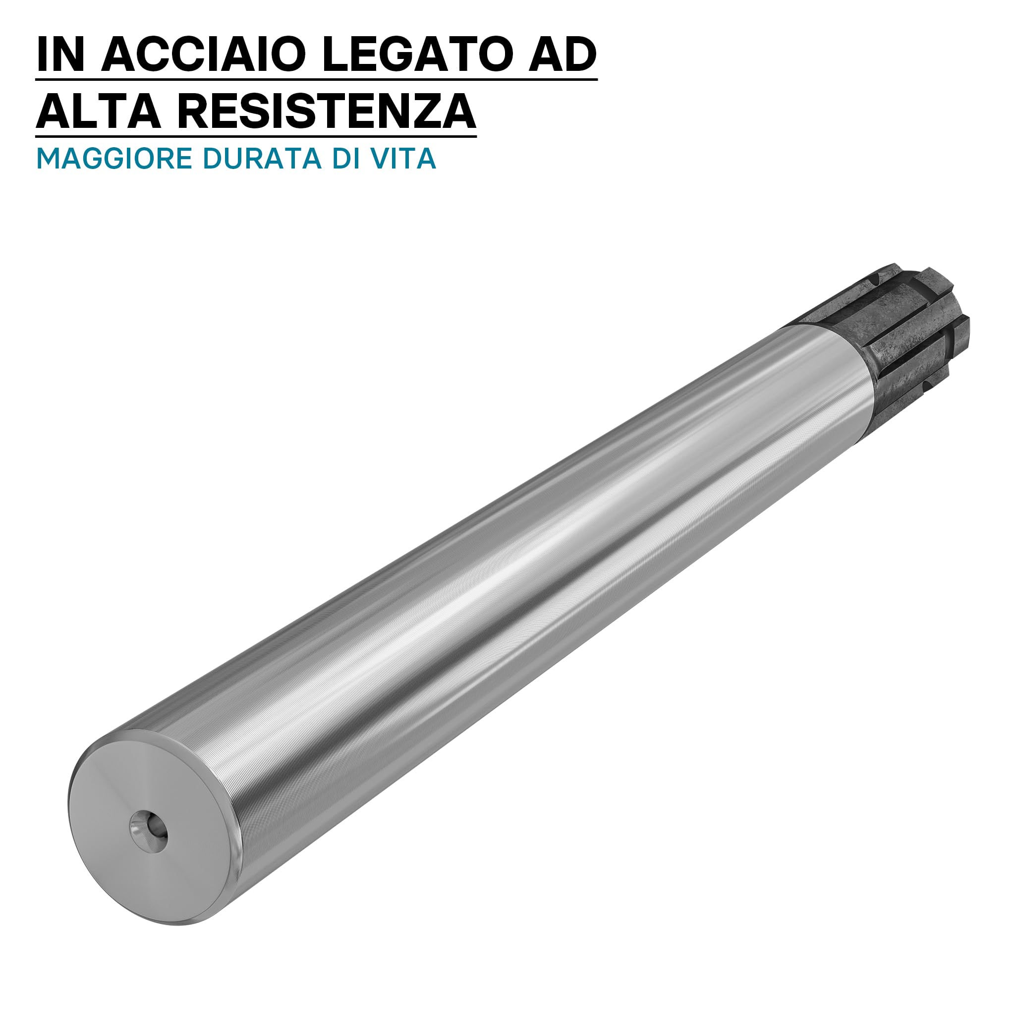 Wiltec A1 Profilo Scanalato 300 mm Albero 1 1/8" 6 Denti