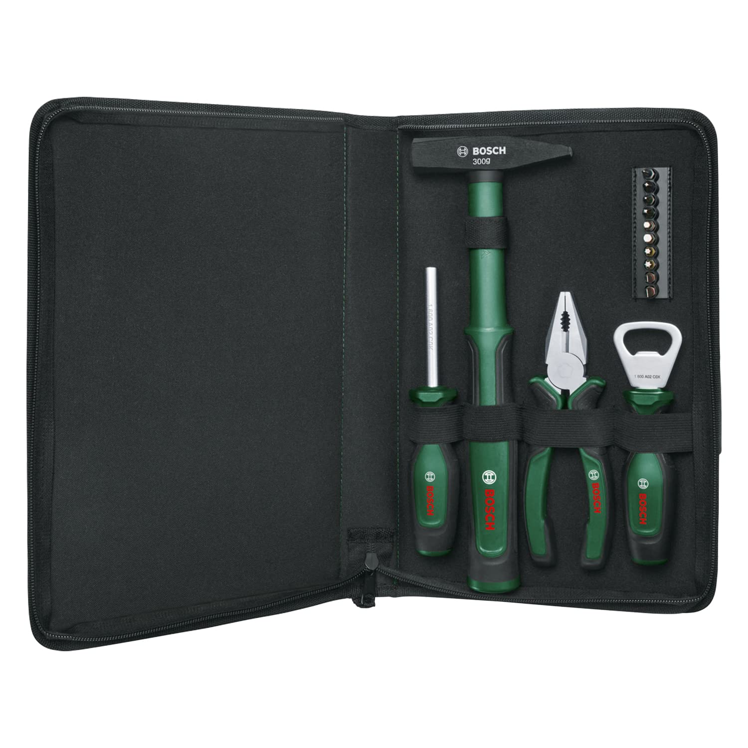 Bosch Easy Starter Set Utensili Manuali 14 pezzi con borsa