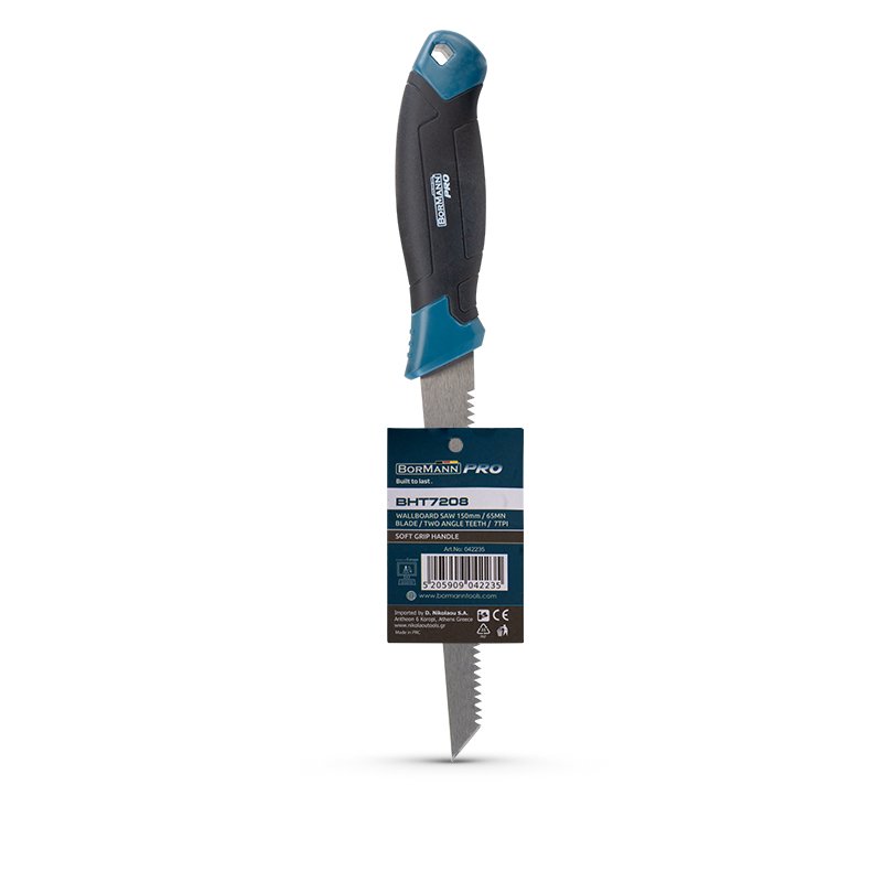Bormann Seghetto Cartongesso 150 mm Impugnatura Soft Grip
