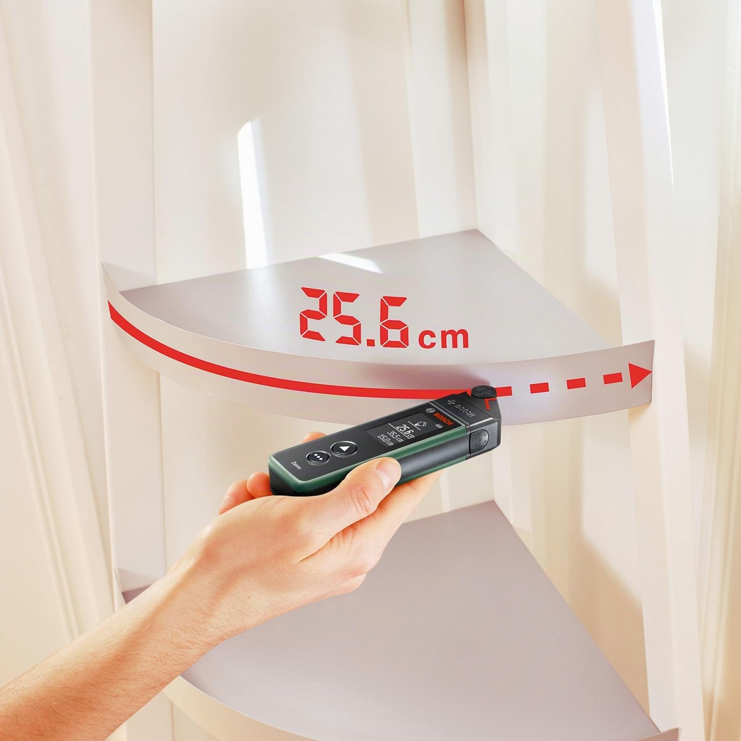 Bosch Zamo misuratore laser 25 m con 3 adattatori