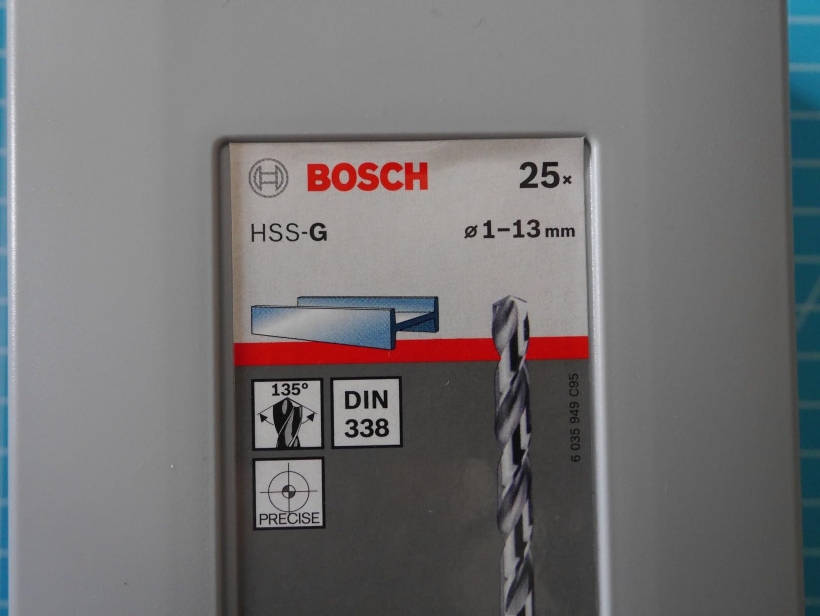 Bosch Mini X-Line Set 7 Punte Metallo HSS-G 2-10 mm